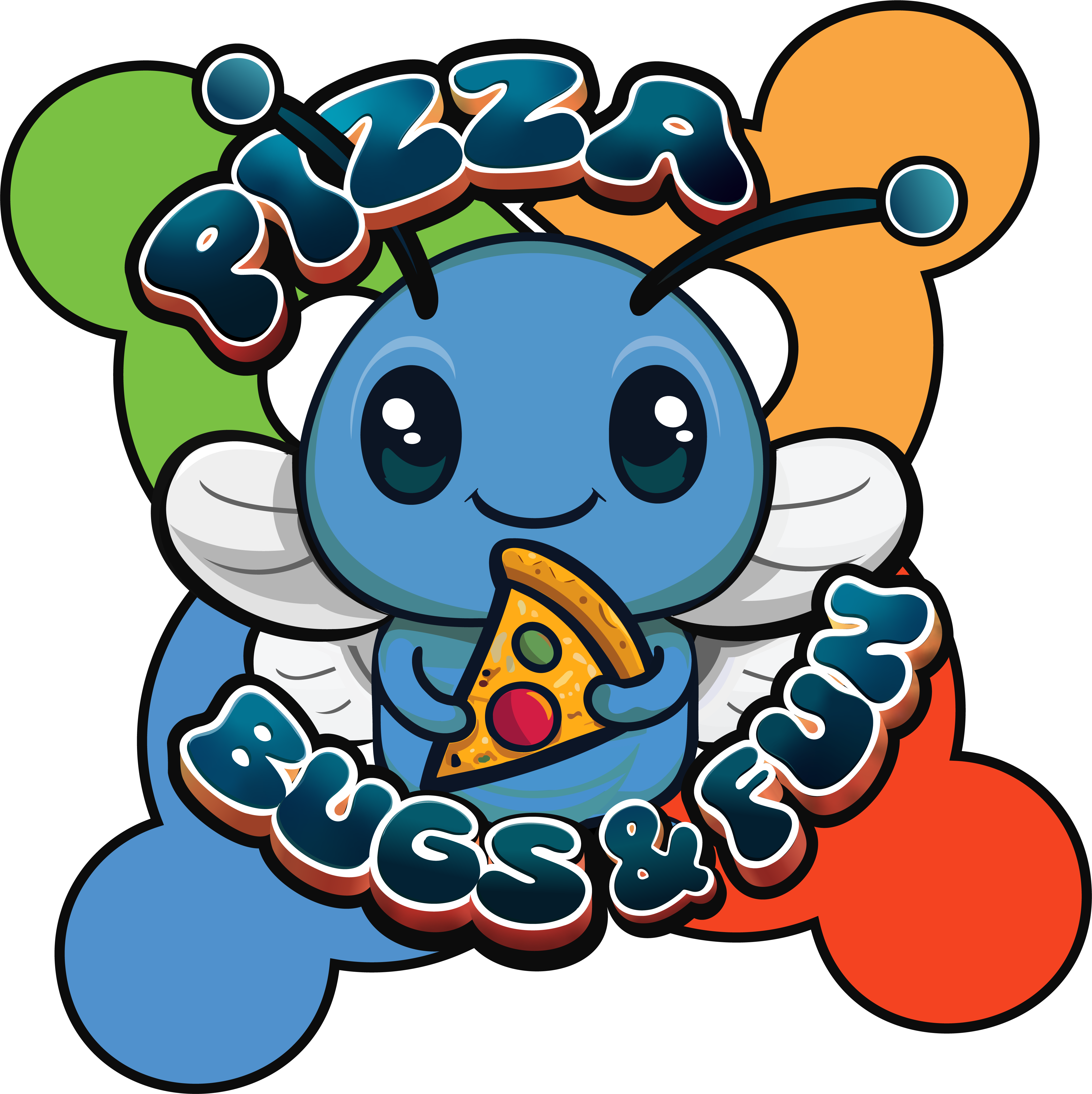 Pizza, Bugs & Fun - Logo