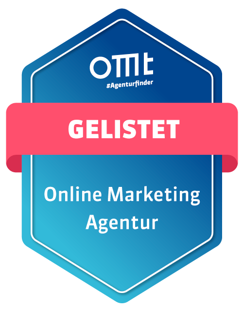 OMT-Badge: OMT gelistet Online Marketing Agentur